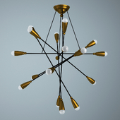 Arteluce Chandelier Attribution - Gino Sarfatti