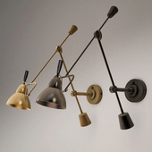 Бра counterpoise swing-arm wall sconce Restoration Hardware