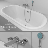 Bathtub Villeroy &amp; Boch Subway, mixer Villeroy &amp; Boch Cult