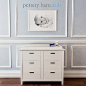 Pottery Barn,Emery Dresser & Topper Set