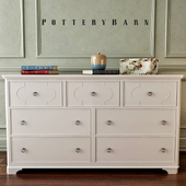 Комод  PB Teen Shelby Dresser + Hutch
