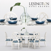 Lexingon KNAPTON HILL ROUND DINING TABLE, MILL CREEK ARM CHAIR