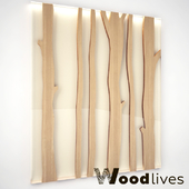 Birch wall panel