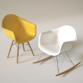 White and Yellow Chairs