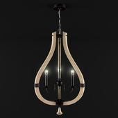 Middlefield Chandelier 3 candles by Fredrick Ramond
