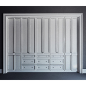 Встроенный шкаф 01\fitted wardrobe 01
