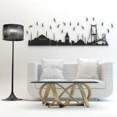 city view wall decor -Loop-D-Loop-Coffee-Table