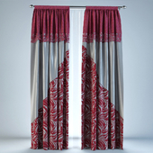 Curtain with pattern