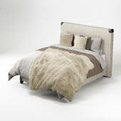 Кровать Treca Interiors и постельное белье UGG