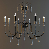 Сoncrete 8 light chandelier