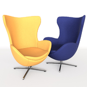Egg chairs 4 color sets