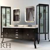 Restoration Hardware Pharmacy Collection Black