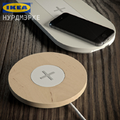 Беспроводные зарядки IKEA NORDMARKE
