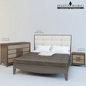 Moletta Mobili серия Letto con testata ecopelle
