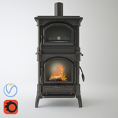 Retro Fireplace / Старинный Камин