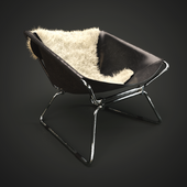 Leather chair.