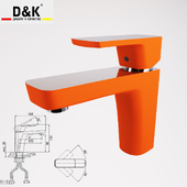 Смеситель для раковины D&K BERLIN
