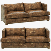 Restoration Hardware Easton Leather Sofa