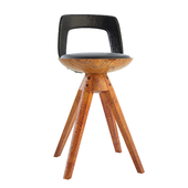 Swivel Stool by Tove & Edvard Kindt-Larsen