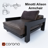 Minotti Alison Armchair