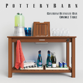 Барная консоль POTTERY BARN CHATHAM ULTIMATE CONSOLE TABLE