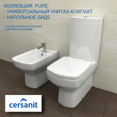 УНИТАЗ + БИДЕ PURE. НАПОЛЬНЫЕ