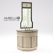 Тумба с умывальником Ambella Fluted Sink Chest - Light