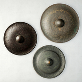 19th Century Laos Bronze Gongs