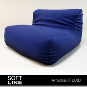 Бескаркасное кресло Fluid от Softline.
