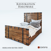 HEIRLOOM SILVER-CHEST PANEL BED