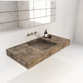 concrete washbasin + декор