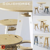 Стул и стол Solidhorse