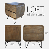 bedside table loft
