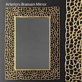 Arteriors Bransen Mirror, зеркало, рама, luxury декор, золото, перфорация, абстракция