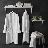 Bathrobe set