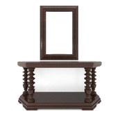 LEXINGTON MOSSEL BAY CONSOLE TABLE + 2 mirrors