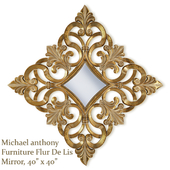 Gold Frame Elegant Mirror