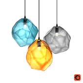 Color Ice Cube Pendant