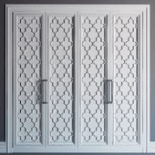Встроенный шкаф 04\fitted wardrobe 04