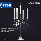 Candlestick JYSK KATO 5-arms