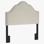 PU5477 Glam Upholstered Arch Headboard by Pulaski