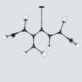 Пространственная подвесная люстра 482058