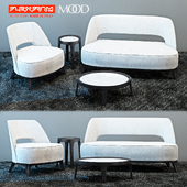Диван и кресло Flexform Ermione