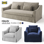 Sofa & chair Ikea FARLOV