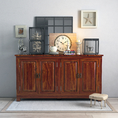 BOWRY RECLAIMED WOOD MEDIA CONSOLE