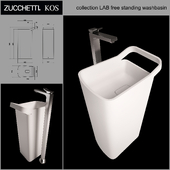 Zucchetti. KOS collection LAB free standing washbasin