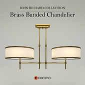 JOHN RICHARD COLLECTION - Brass Bande Chandelier (AJC-8906)