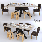 Dialma brown set