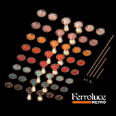 Набор системы проводки светильников ferroluce PIPES