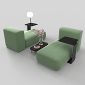Modern modular sofa set